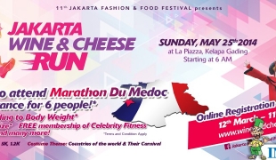 Jakarta Wine And Cheese Run 2014
