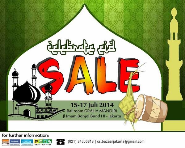 Bazaar Ramadhan 1435 H-CELEBRATE EID SALE