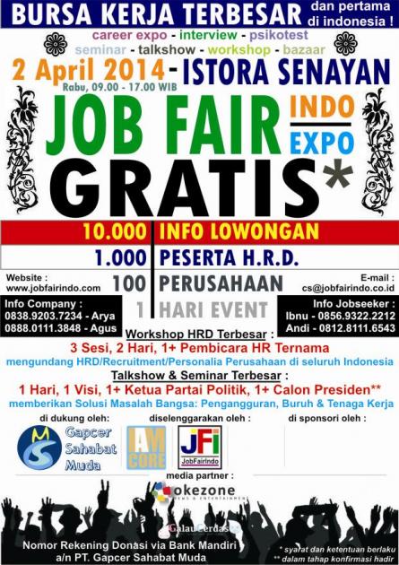 Job Fair Indo Expo Senayan 2014