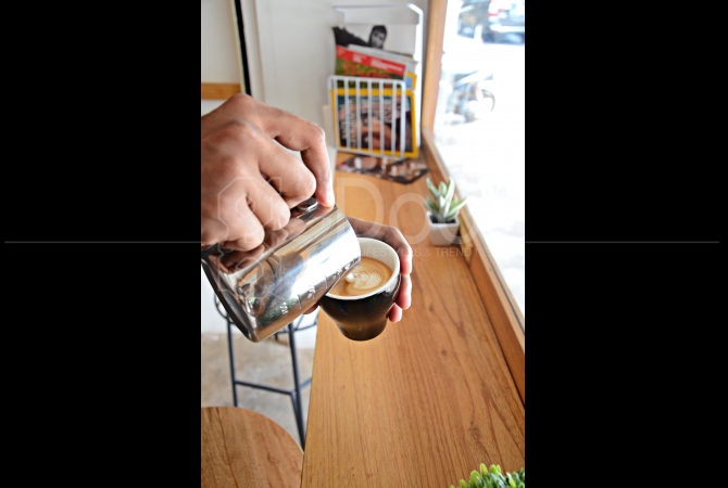 Cara Menyajikan Coffee Art Di Goni Coffee