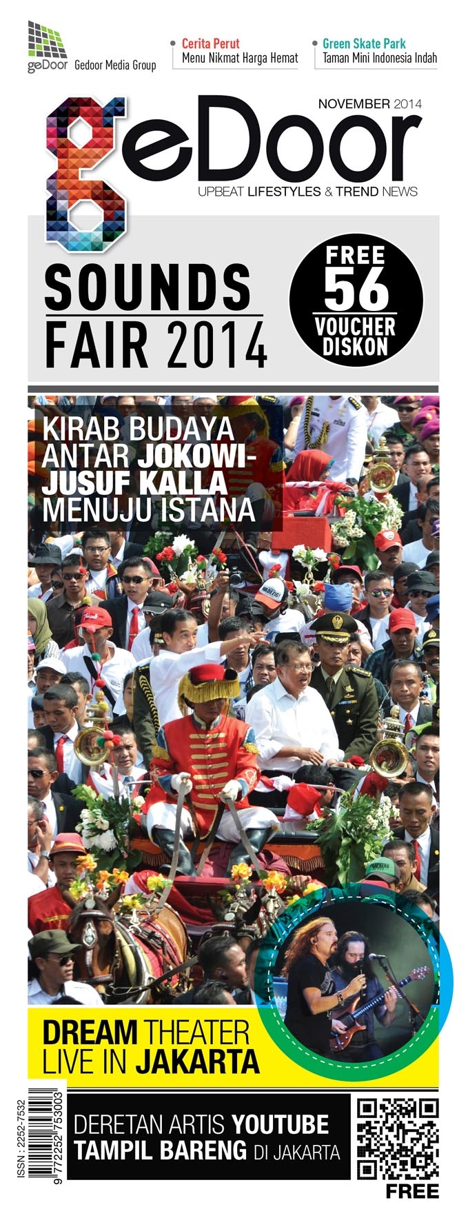 Kirab Budaya Antar Jokowi - Jusuf Kalla Menuju Istana
