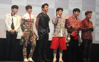 Bikin Kejutan, 2PM Hadiri Press Conference World Tour ‘Go Crazy in Jakarta 2015 Bikin Kejutan, 2PM Hadiri Press Conference World Tour ‘Go Crazy in Jakarta 2015