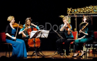 Kuartet Gesek Ragazze Tampil Di Erasmus Huis Jakarta