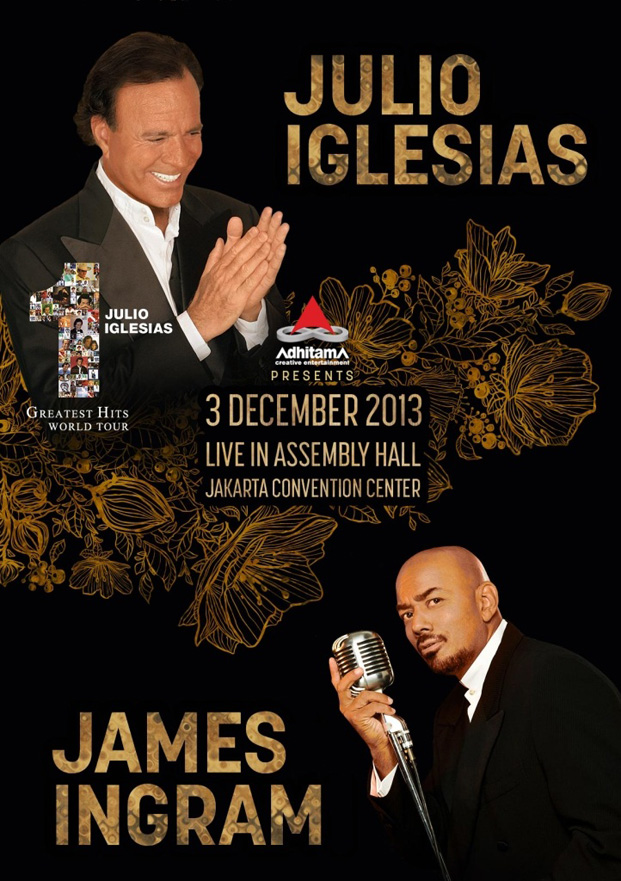 Julio Iglesias & James Ingram Duet Di Jakarta