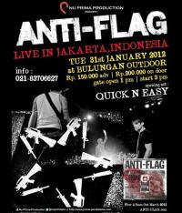 Anti Flag Live In Bulungan Jakarta 2012