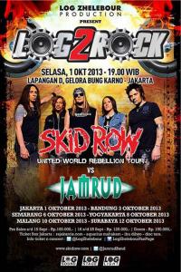 Skid Row Gelar Konser  Lima Kota Di Indonesia