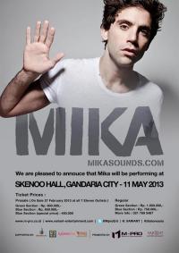 Mika Konser Di Jakarta 10 Mei 2013